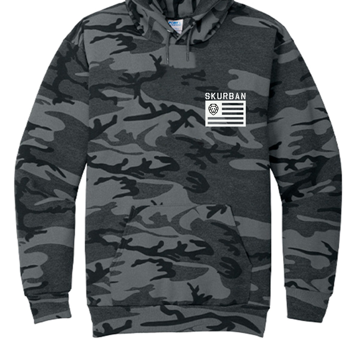 Black Heather Camo - PC78HC - FRONT