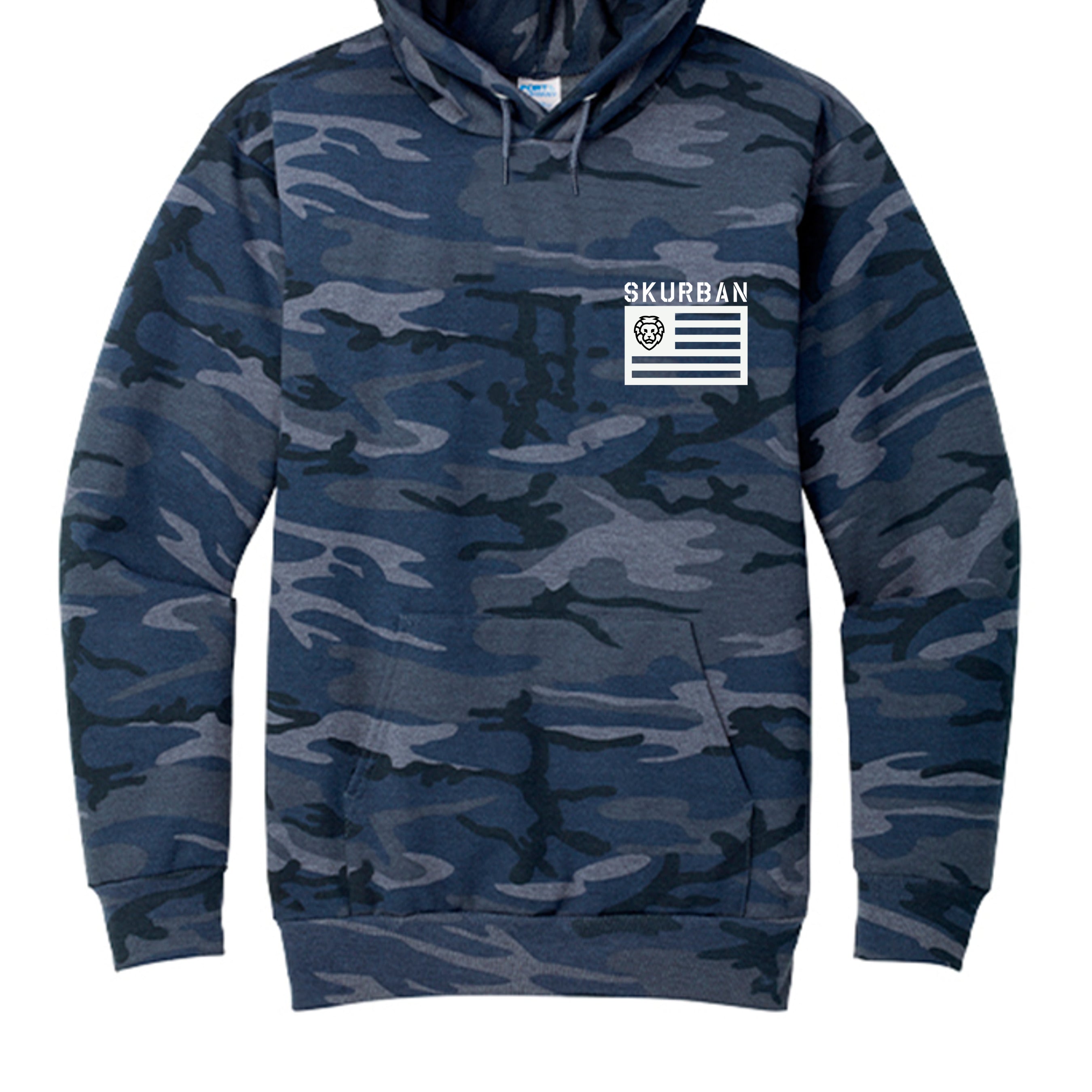 Heather Navy Camo - PC78HC - FRONT