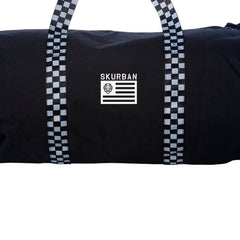 Black/ Checker Strap - INDDUFBAG - FRONT
